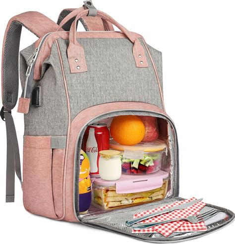 women's backpack with lunch compartment.